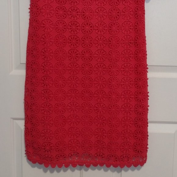 Boden Eyelet Scallop Crochet Lace Dress - Picture 2 of 11